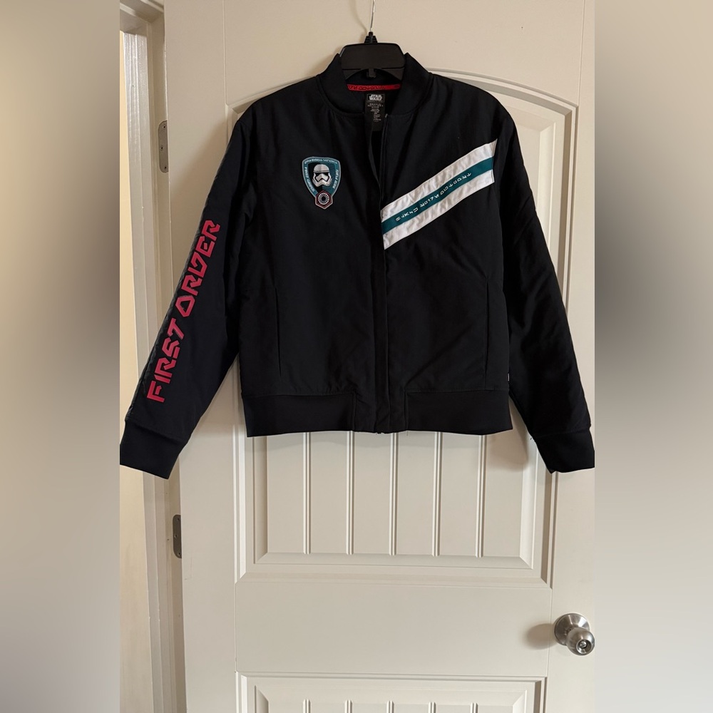 Star Wars  First Driver Legion 709 Black and Red Puffer Jacket